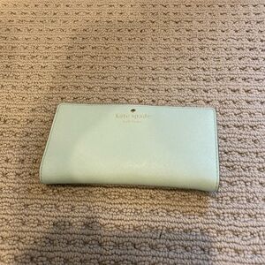 Kate spade long wallet - light blue
